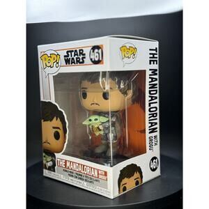 Funko Pop Star Wars The Mandalorian with Grogu Child Pop 461
